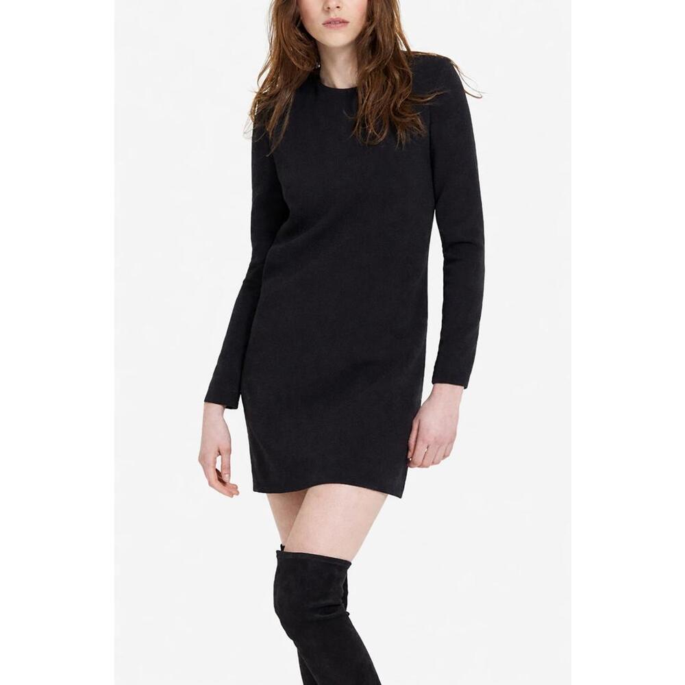 The Kooples Short Black Open Back Mini Dress US Small NWT